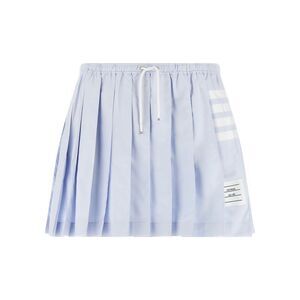 Thom Browne Blue Cotton Long Women's Skirt